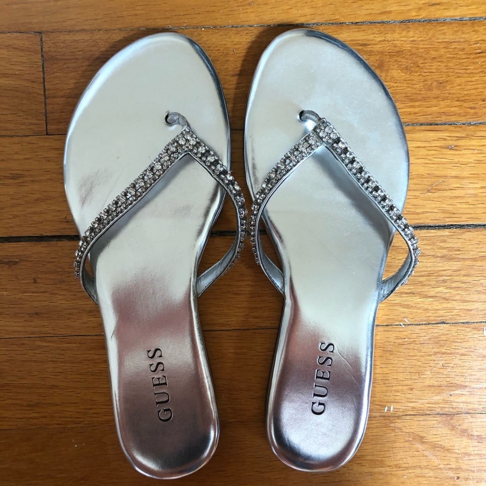 Guess Sequin Sandals ✨